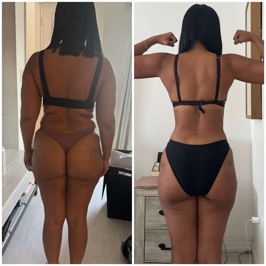 Transformación antes y después